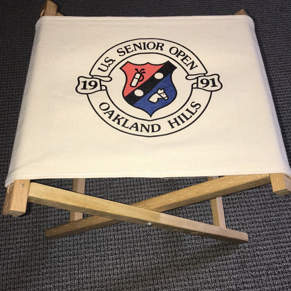 1991 US Senior‎ Open Canvas Stool Oakland Hills Golf